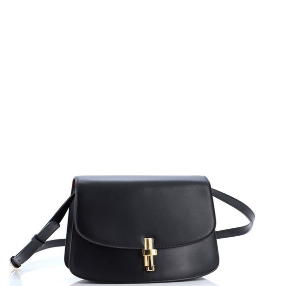 The Row Sofia Crossbody Bag Leather 8.75 Black - Picture 2 of 7
